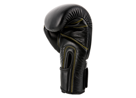 (UFC Премиальные тренировочные перчатки на липучке чёрные - 12 Oz), фото 3