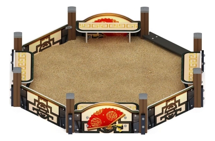 Песочница восьмигранная Карнавал (Шанхай) - ИО 5.01.04-21, фото 3