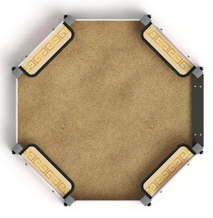 Песочница восьмигранная Карнавал (Шанхай) - ИО 5.01.04-21, фото 5