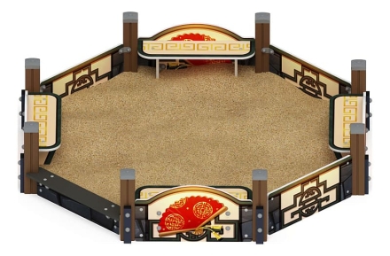 Песочница восьмигранная Карнавал (Шанхай) - ИО 5.01.04-21, фото 1