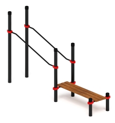 Воркаут ЛОВ 89 красный ВТ 101.24-01, фото 1