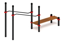 Воркаут ЛОВ 89 красный ВТ 101.24-01