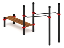 Воркаут ЛОВ 89 красный ВТ 101.24-01