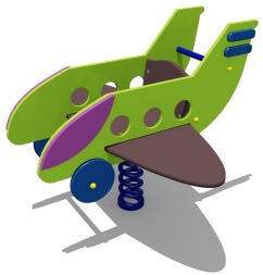 Качалка на пружине Самолет 04019.21 для детской площадки Качалка на пружине Самолет 04019.21 для детской площадки