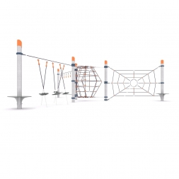 Канатная конструкция для лазания-04.01, фото 1