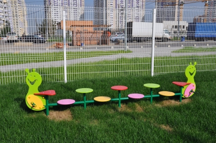 Скамейка детская 26002.21 для игровой площадки, фото 5