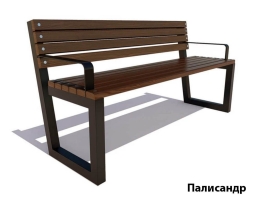 Парковая скамейка Ставрополь, Лиственница 1,5 м, фото 1