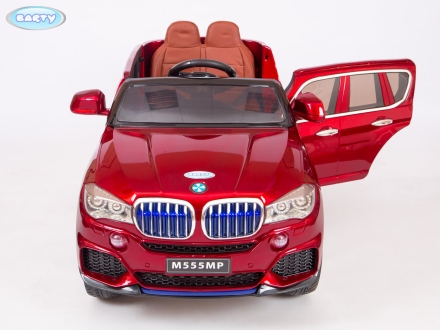 Электромобиль BARTY BMW X5 кузов F-15 M555MP с пультом (Вишневый глянец) М555МР, фото 2