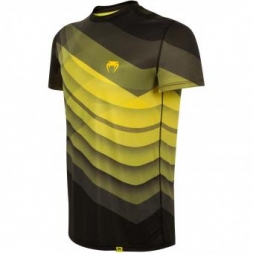 Футболка Venum Dream Dry Tech - Black/Yellow, фото 2