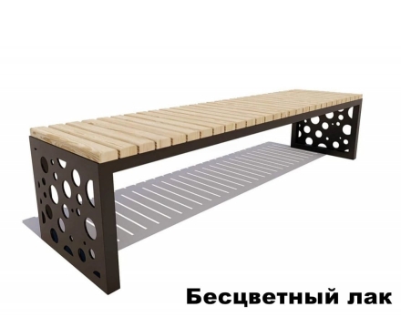 Скамейка садовая Адлер, Лиственница 1,5 м, фото 2