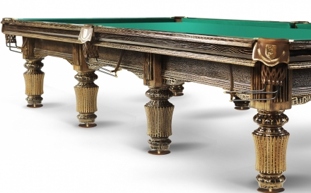 Бильярдный стол - Ливерпуль-Кракле 10 Футов, Русская пирамида, Сланец Orero 25 мм , фото 3