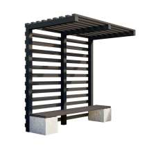 Остановочный павильон ЭКО ОП.07 Остановочный павильон ЭКО ОП.07