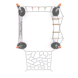 Канатная конструкция для лазания-04.02, фото 3