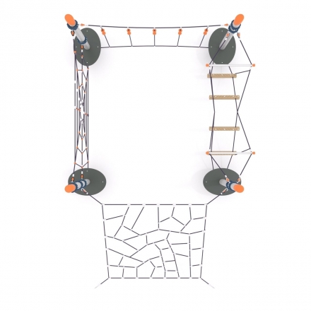 Канатная конструкция для лазания-04.02, фото 3