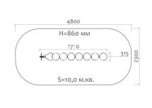 Скамейка детская 26001.21 для игровой площадки Скамейка детская 26001.21 для игровой площадки
