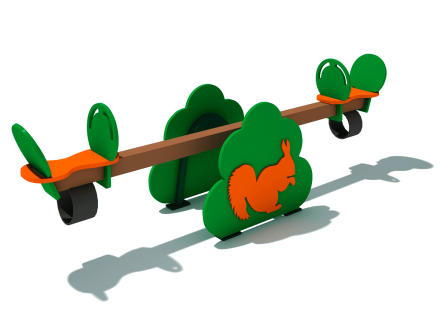 Качели балансир Белочка для детской площадки, фото 1