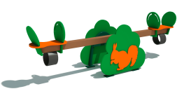 Качели балансир Белочка для детской площадки, фото 3 Качели балансир Белочка для детской площадки, фото 3