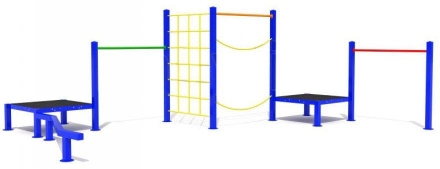 Уличный спортивный комплекс Актив спорт 6 для детской площадки, фото 2