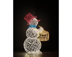 Световая фигура Снеговик-музыкант sn002 (инструмент на выбор), фото 15