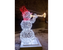 Световая фигура Снеговик-музыкант sn002 (инструмент на выбор) Световая фигура Снеговик-музыкант sn002 (инструмент на выбор)