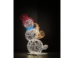 Световая фигура Снеговик-музыкант sn002 (инструмент на выбор), фото 12