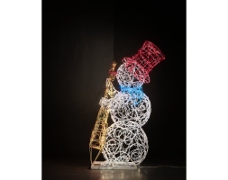 Световая фигура Снеговик-музыкант sn002 (инструмент на выбор), фото 11