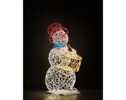 Световая фигура Снеговик-музыкант sn002 (инструмент на выбор), фото 10