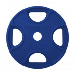 Обрезиненный диск FOREMAN FMPRR-20KGBL (20 кг)