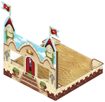 Песочница средняя с ограждением Королевство - ИО 5.15.01-01