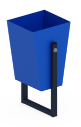 Урна трапеция (синяя) - МФ 50.01.01-01, фото 2