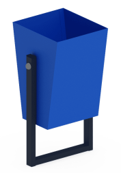 Урна трапеция (синяя) - МФ 50.01.01-01, фото 1