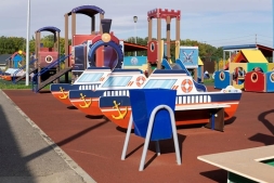 Урна трапеция (синяя) - МФ 50.01.01-01, фото 4