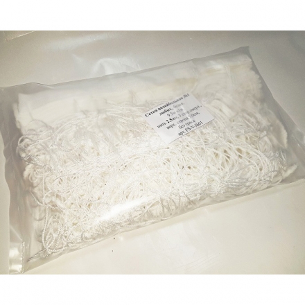 Сетка волейбольная Jump-fs 1к 9,5х1м нить 2,5мм Белая без троса, фото 1