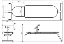 Комплект опций к скамье для пресса KSW professional Bench Press