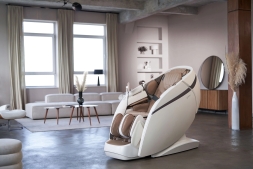 Массажное кресло с искусственным интеллектом Skyliner 3, бежевое, фото 5