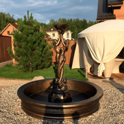 Фонтан Королевский и русалки в античной бронзе, фото 1