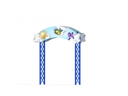 МФ 7.20 Входная арка с росписью Небо, фото 1