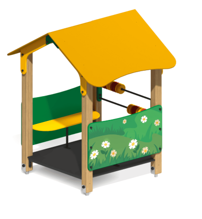 Домик-беседка Ромашки ПС-11 для детской площадки , фото 1