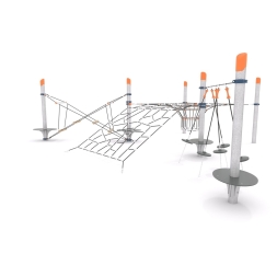 Канатная конструкция для лазания серии-04.03, фото 4