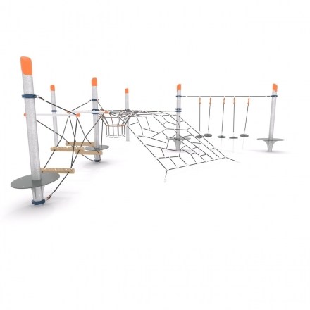 Канатная конструкция для лазания серии-04.03, фото 1