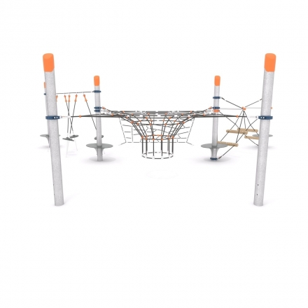 Канатная конструкция для лазания серии-04.03, фото 2