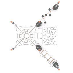 Канатная конструкция для лазания серии-04.03, фото 3