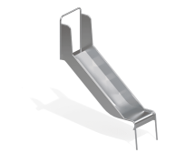 Горка ГН-01 H=980 из нержавеющей стали для детской площадки Горка ГН-01 H=980 из нержавеющей стали для детской площадки