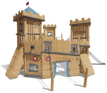 Игровой комплекс Эко 071209 для детской площадки Игровой комплекс Эко 071209 для детской площадки