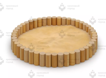 Песочница из брёвен «Эко жизнь» круглая Песочница из брёвен «Эко жизнь» круглая