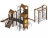 Детская игровая площадка Городок Эко ДИК 2.01.3.04-02 H=1200