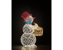 Световая фигура Снеговик-музыкант sn004 (инструмент на выбор) Световая фигура Снеговик-музыкант sn004 (инструмент на выбор)