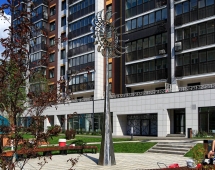 Скульптура из нержавеющей стали Океан Стандартный размер, трубчатое основание из обычной стали Скульптура из нержавеющей стали Океан Стандартный размер, трубчатое основание из обычной стали