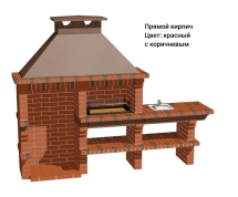 Печь Аристократ 814 Прямоугольный кирпич коричневый