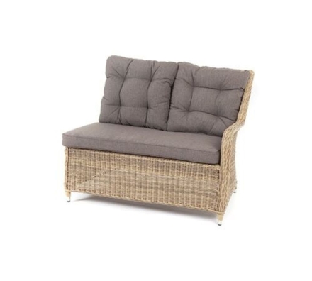 Зона 2 Бергамо обеденная группа угловая из искусственного ротанга, цвет соломенный, фото 30